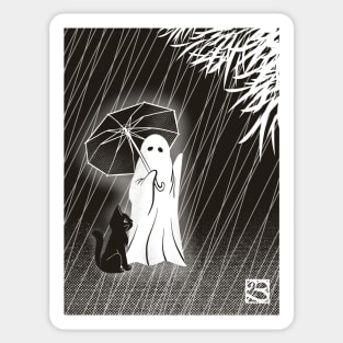 Rainy night Sticker